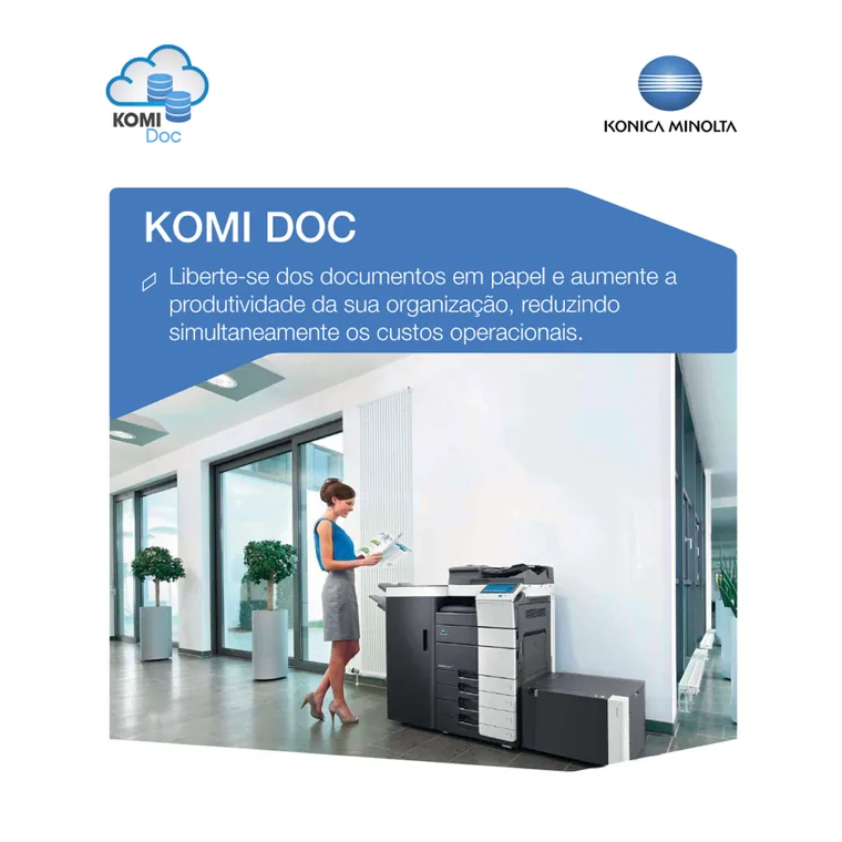 KOMI Doc, solução Konica Minolta para gestão documental